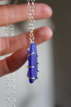 Load image into Gallery viewer, Sterling Silver Claw Setting Seaglass Pendant
