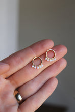 Load image into Gallery viewer, 14k Gold Filled Beaded Circle Studs