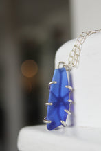 Load image into Gallery viewer, Sterling Silver Claw Setting Seaglass Pendant