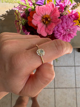 Load image into Gallery viewer, Aqua Chalcedony + Water Cast Ring (Size 8.5)