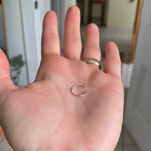 Load image into Gallery viewer, 14k Gold Filled OR Sterling Silver Faux Conch Hoop