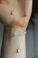 Load image into Gallery viewer, Multi Droplet Sterling Silver Necklace
