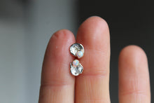 Load image into Gallery viewer, Water Cast 14k Gold Filled + Sterling Silver Opal Stud Earrings
