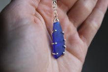 Load image into Gallery viewer, Sterling Silver Claw Setting Seaglass Pendant
