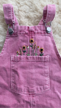 Load image into Gallery viewer, Hand Embroidered Baby Overall Dress 🌸 18-24m
