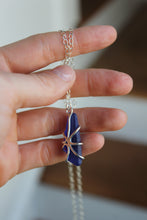 Load image into Gallery viewer, Sterling Silver Claw Setting Seaglass Pendant
