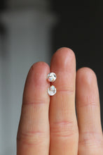 Load image into Gallery viewer, Water Cast 14k Gold Filled + Sterling Silver Opal Stud Earrings
