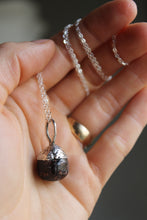Load image into Gallery viewer, Sterling Silver Electroformed Garnet Necklace
