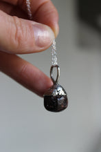 Load image into Gallery viewer, Sterling Silver Electroformed Garnet Necklace
