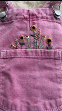 Load image into Gallery viewer, Hand Embroidered Baby Overall Dress 🌸 18-24m
