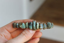 Load image into Gallery viewer, Recycled Copper Electroformed Turquoise Barrette
