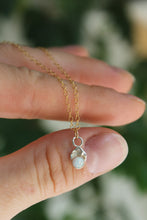 Load image into Gallery viewer, Water Cast 14k Gold Filled + Sterling Silver Necklace

