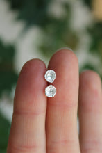 Load image into Gallery viewer, Sterling Silver Water Cast Stud Earrings
