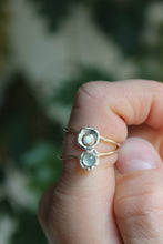 Load image into Gallery viewer, Opal + Water Cast Ring Size 7.75
